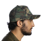 Woodlands 2.0 - Camo fabric with white TACDOR logo embroidery