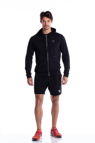 TACDOR® Men's TACDOR Roadster Zip Hoodie - Black Reflect